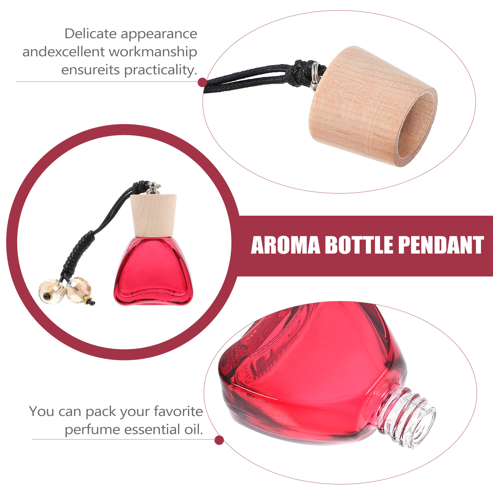 1Pcs Car Perfume Bottle Pendan - Perfume Fragrance Oil ulasan dan harga