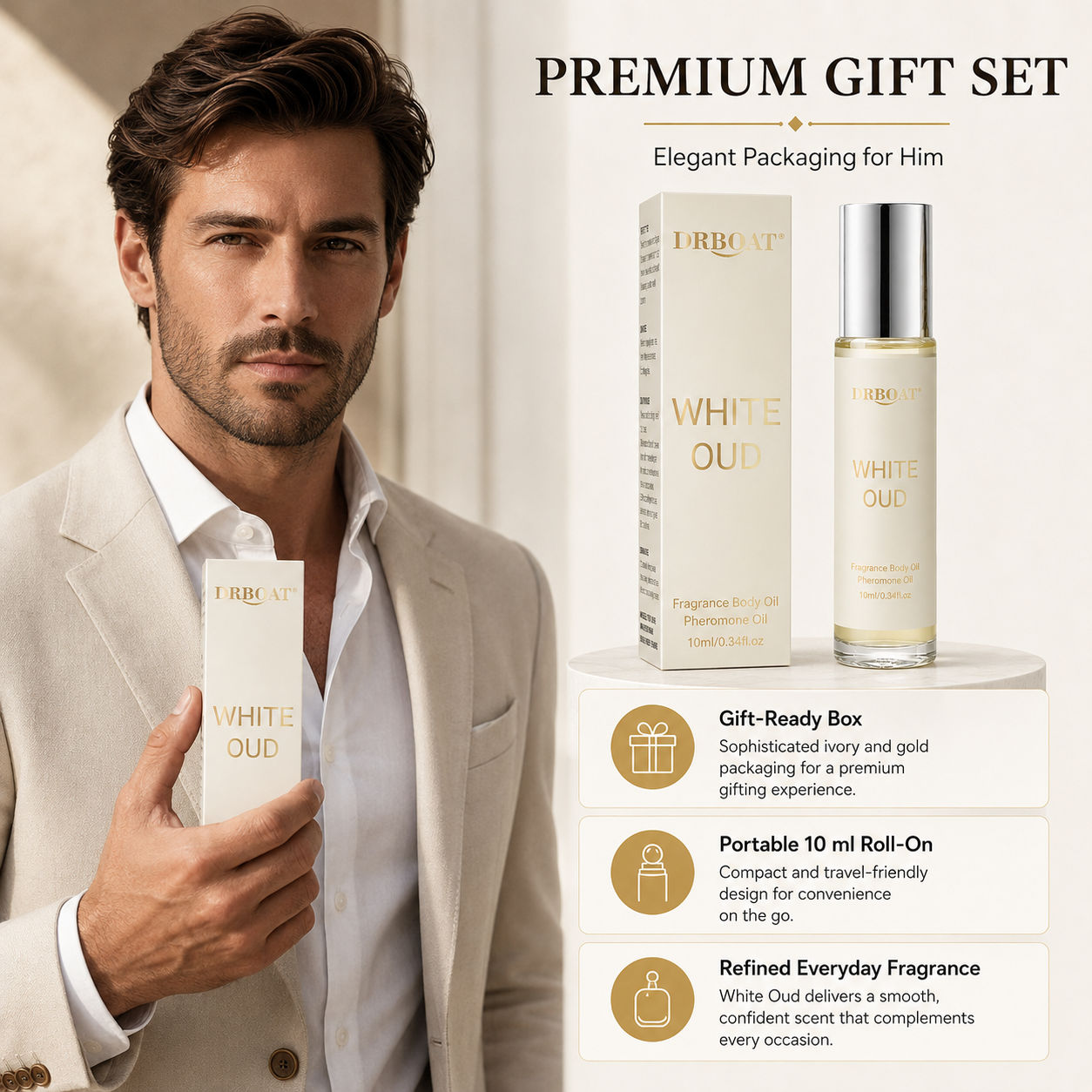 Men Roll-on Perfume Oil,Fresh  - Perfume Alcohol Fragrance ulasan dan harga