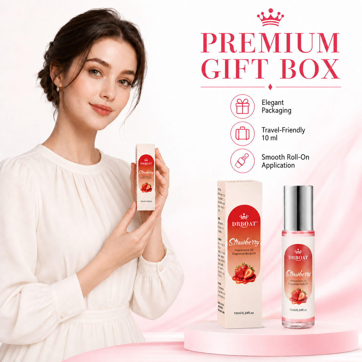 Strawberry Roll-On Perfume Oil - Perfume Fragrance Oil ulasan dan harga